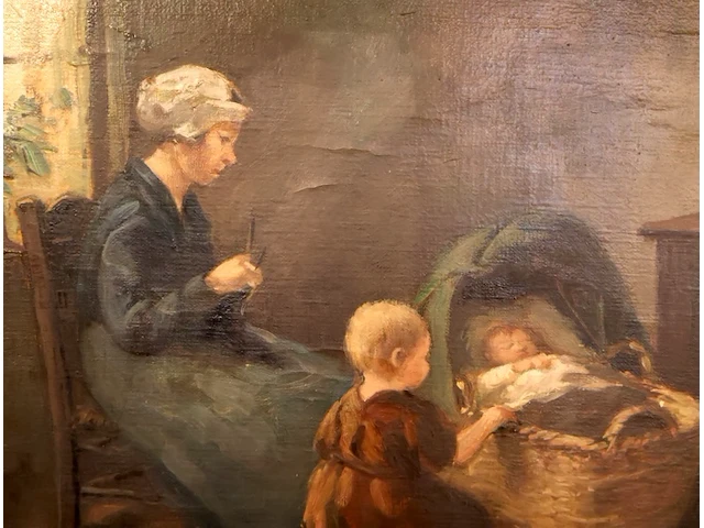 Vrouw met kinderen - afbeelding 2 van  4