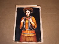 Vrouw op doek - afbeelding 1 van  5
