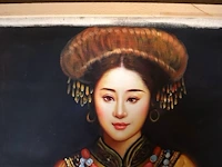 Vrouw op doek - afbeelding 3 van  5