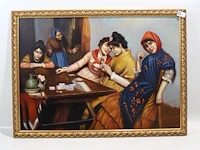 Vrouwen aan tafel - afbeelding 1 van  4