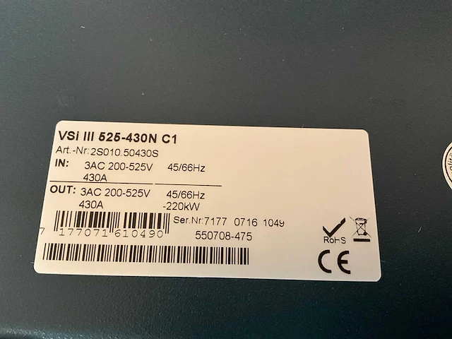 Vsi iii 525-430n c1 frequentieregelaar - afbeelding 7 van  8