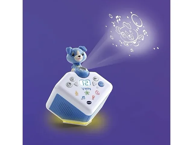 Vtech 80-608074 v-story, de audioplaybox, muziek- en verhalendoos (blauw) - voor avontuurlijke luisterervaringen - afbeelding 1 van  2