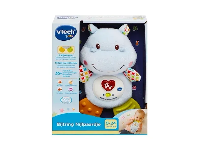 Vtech bijtring nijlpaard - afbeelding 1 van  3