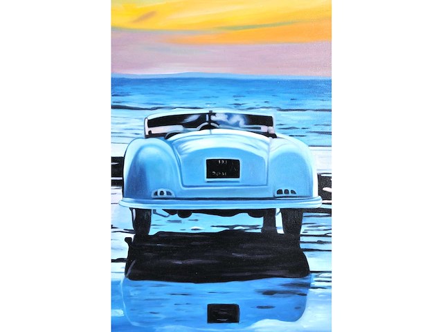 V.turban – la discussion - olie op doek - 100x100 cm - afbeelding 3 van  13