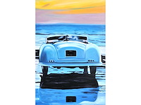 V.turban – la discussion - olie op doek - 100x100 cm - afbeelding 3 van  13