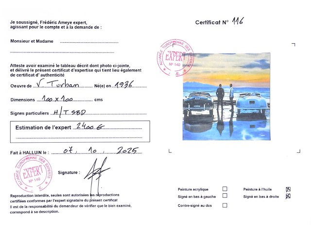 V.turban – la discussion - olie op doek - 100x100 cm - afbeelding 9 van  13