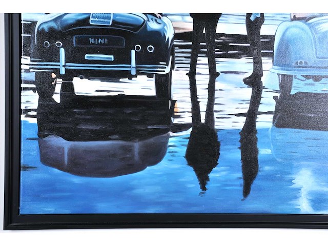 V.turban – la discussion - olie op doek - 100x100 cm - afbeelding 10 van  13