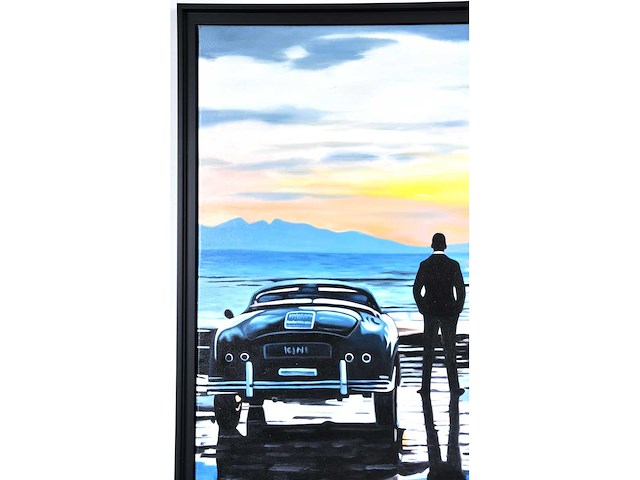 V.turban – la discussion - olie op doek - 100x100 cm - afbeelding 11 van  13