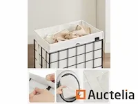 Vuile wasmand 90l, opvouwbare mand, bak, uitneembare tas - afbeelding 4 van  4