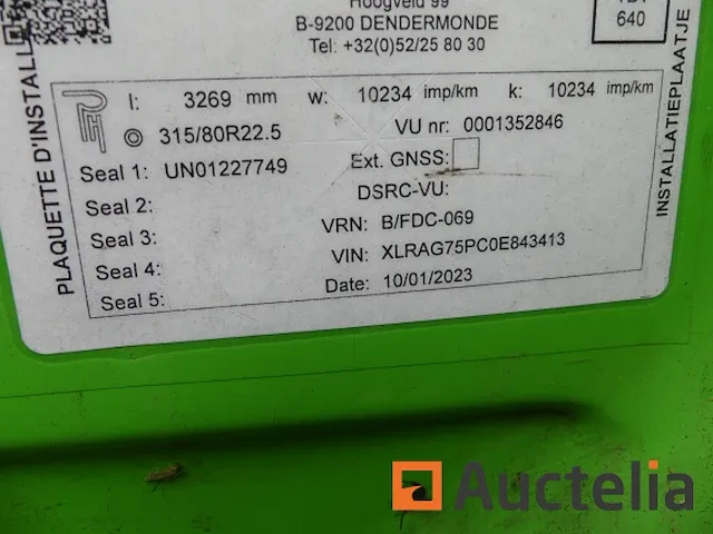 Vuilniswagen daf 75.310 (2009-193.639 km) - afbeelding 17 van  28