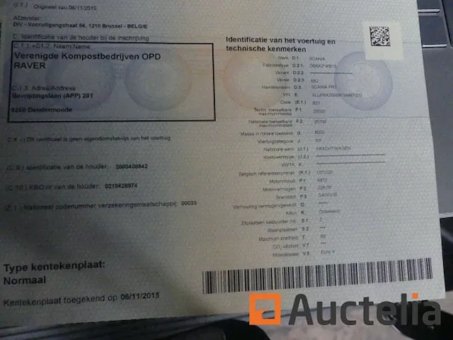 Vuilniswagen scania p310 (2008-231.979 km) - afbeelding 11 van  36
