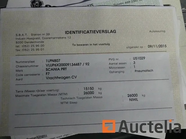 Vuilniswagen scania p310 (2008-231.979 km) - afbeelding 15 van  36