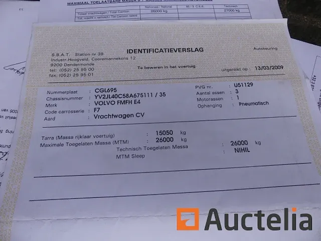 Vuilniswagen volvo fm 300 (2009-241.532 km) - afbeelding 34 van  34