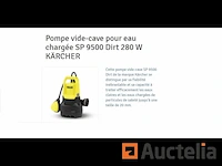 Vuilwaterpomp kärcher sp 9.500 vuil