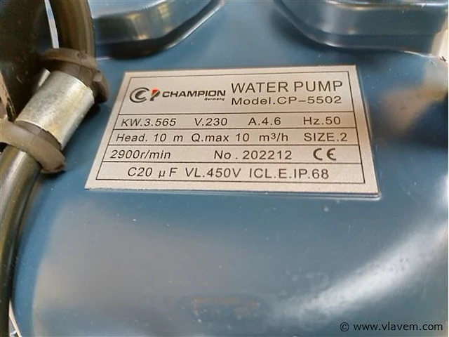 Vuilwaterpomp met vlotter - afbeelding 2 van  9
