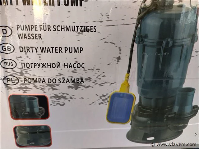 Vuilwaterpomp met vlotter - afbeelding 7 van  9