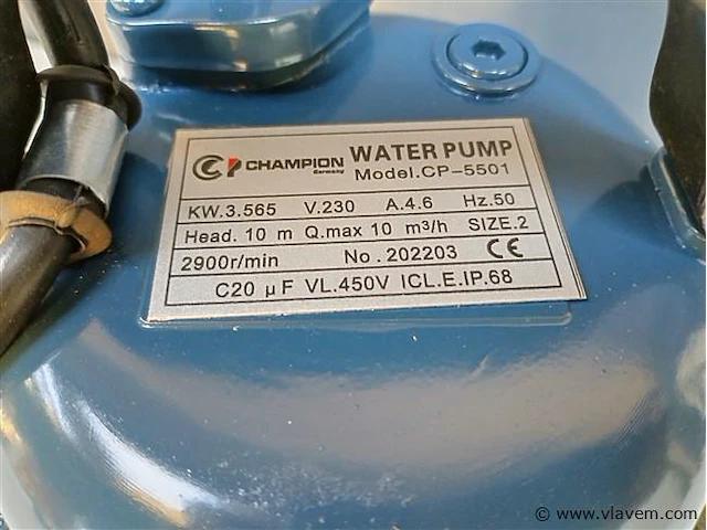 Vuilwaterpomp - afbeelding 2 van  5