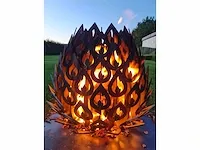 Vuurkorf cortenstaal handmade - afbeelding 1 van  8