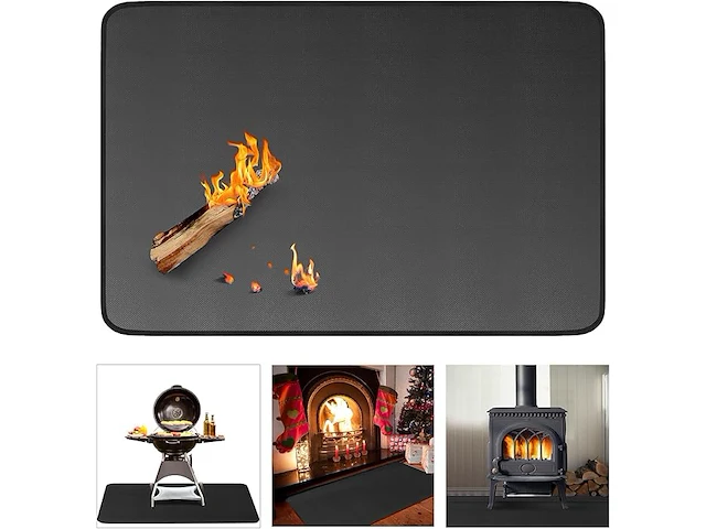 Vuurvaste vloerbescherming - grillmat - afbeelding 1 van  4