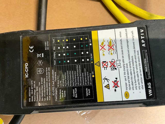 Vw ag aptiv ic-cpf laadkabel - afbeelding 3 van  3