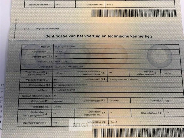 Vw caddy 2013 - afbeelding 20 van  38