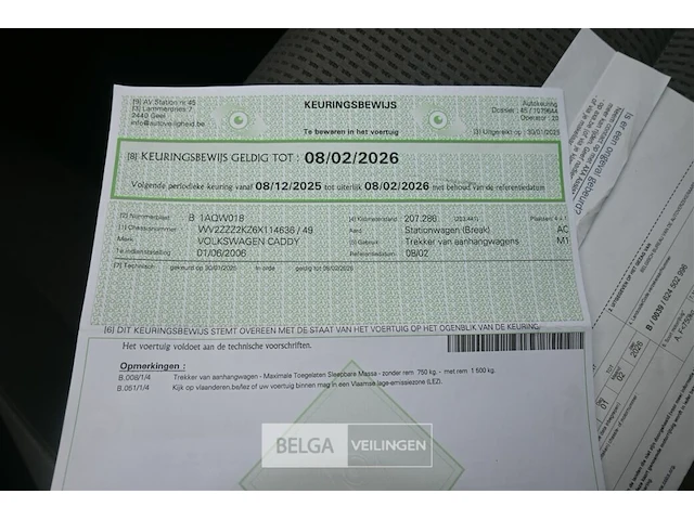 Vw caddy stationwagen - afbeelding 10 van  25