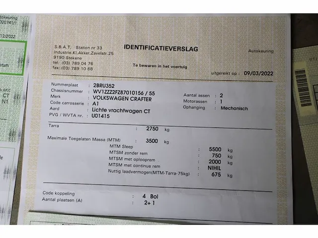 Vw crafter , 2009 - afbeelding 47 van  49