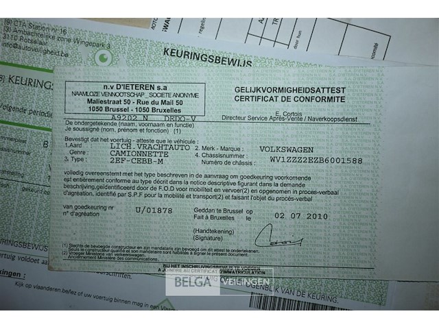 Vw crafter lichte vrachtwagen met dhollandia laadklep - afbeelding 11 van  28