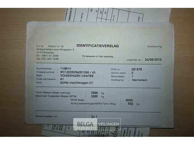 Vw crafter lichte vrachtwagen met dhollandia laadklep - afbeelding 14 van  28