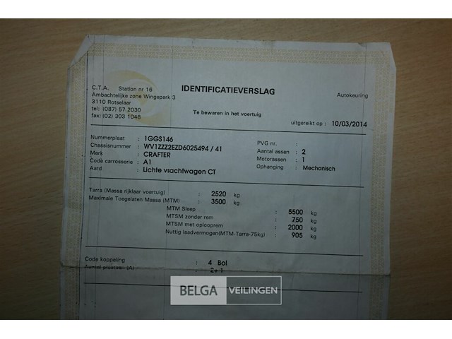 Vw crafter lichte vrachtwagen - afbeelding 11 van  26