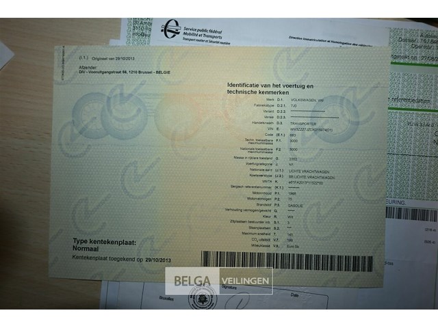 Vw transporter lichte vrachtwagen met scatolini kipbak - afbeelding 9 van  28