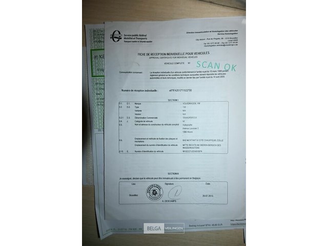 Vw transporter lichte vrachtwagen met scatolini kipbak - afbeelding 10 van  28