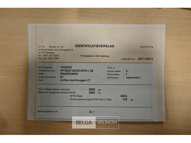 Vw transporter lichte vrachtwagen met scatolini kipbak - afbeelding 14 van  28