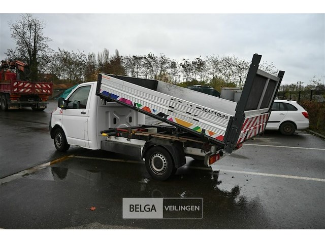 Vw transporter lichte vrachtwagen met scatolini kipbak - afbeelding 17 van  28