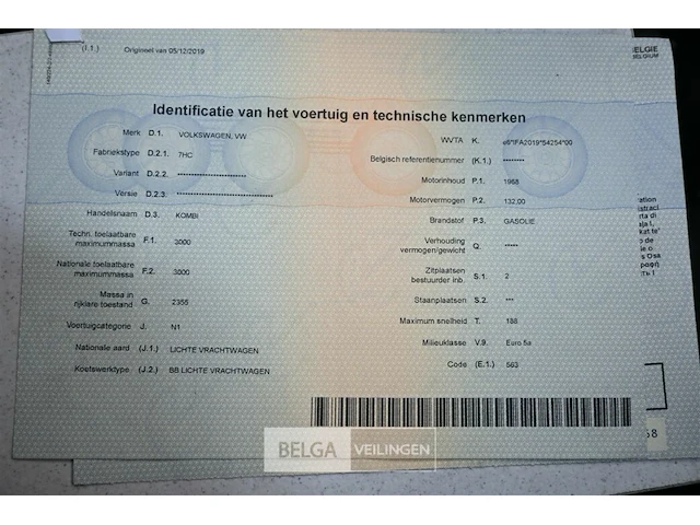 Vw transporter lichte vrachtwagen - afbeelding 18 van  19