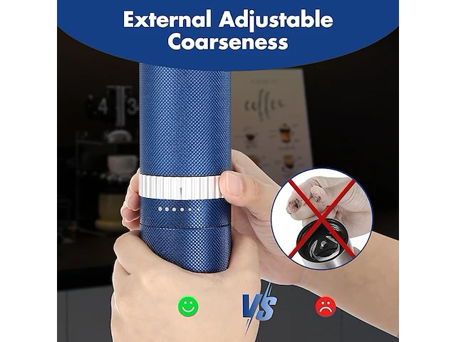 Vzaahu handmatige koffiemolen - afbeelding 4 van  5