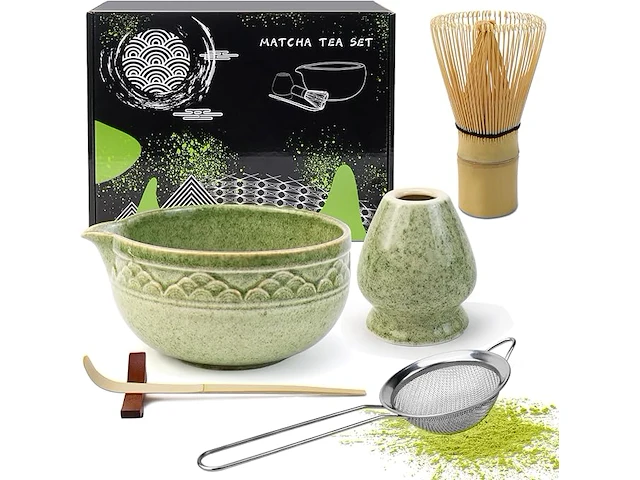 Vzxzxe matcha 6-delige set theeset - afbeelding 1 van  5