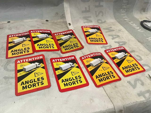 Waarschuwingen - 5 magneetborden en 3 stickers - afbeelding 1 van  5