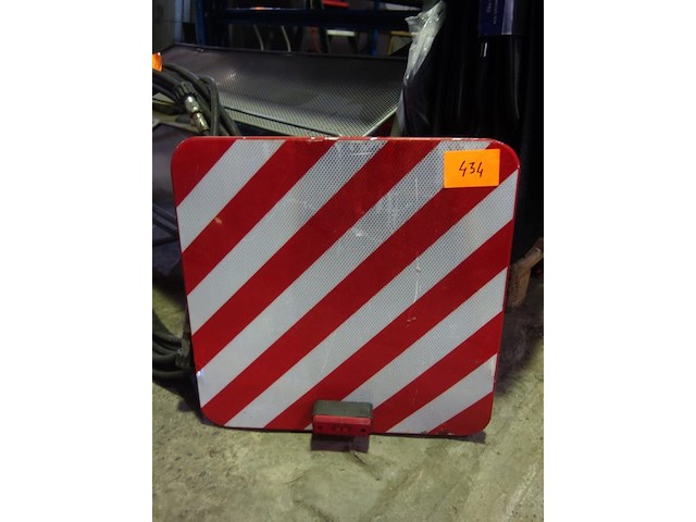 Waarschuwingsbord voor uitstekende lading - afbeelding 1 van  1