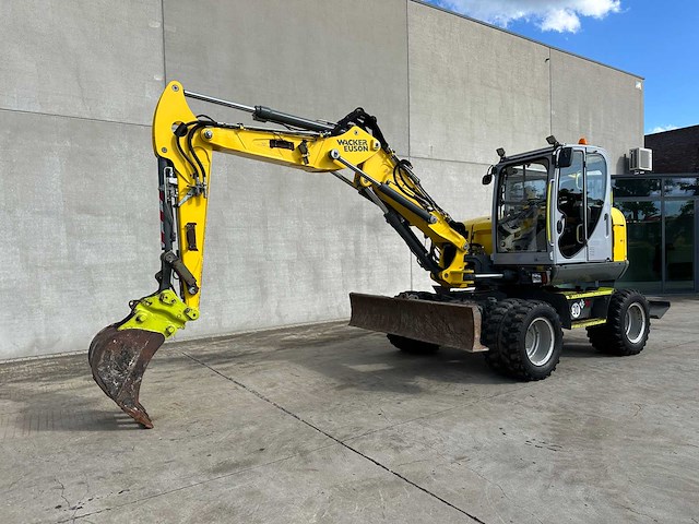 Wacker neuson - 2019 - ew100 - banden graafmachine - afbeelding 1 van  46