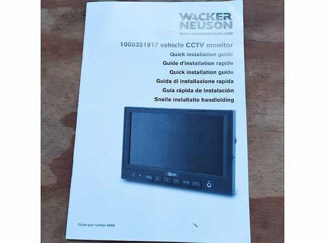 Wacker neuson - videocamera (2x) - afbeelding 4 van  5