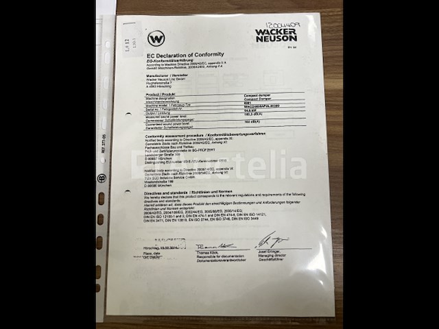 Wacker neuson 6001 - dumper - afbeelding 6 van  14