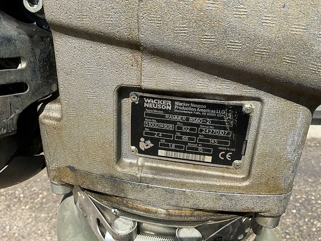 Wacker neuson bs60-2 plus trilplaat - afbeelding 6 van  10