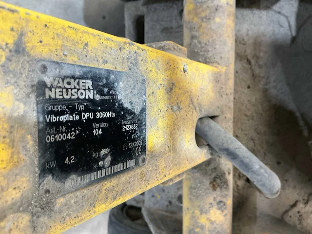 Wacker neuson dpu 3060hts trilplaat - afbeelding 8 van  9