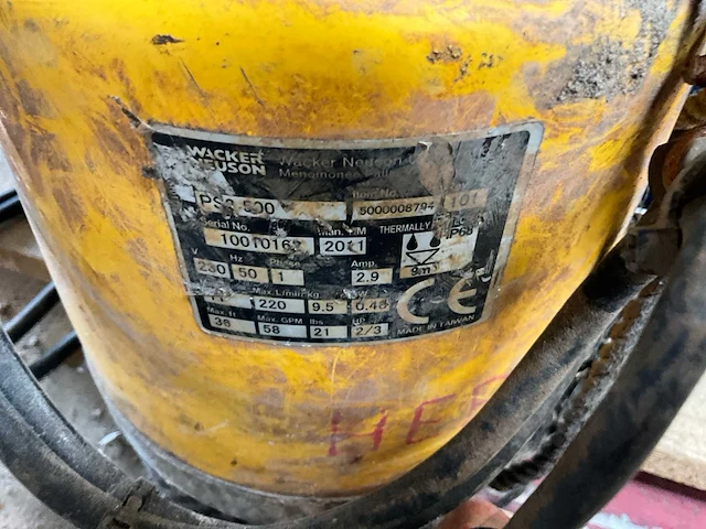 Wacker-neuson ps2-500 dompelpomp - afbeelding 3 van  4