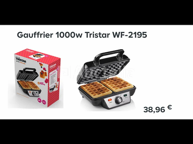 Wafelijzer tristar wf-2195 - afbeelding 1 van  1
