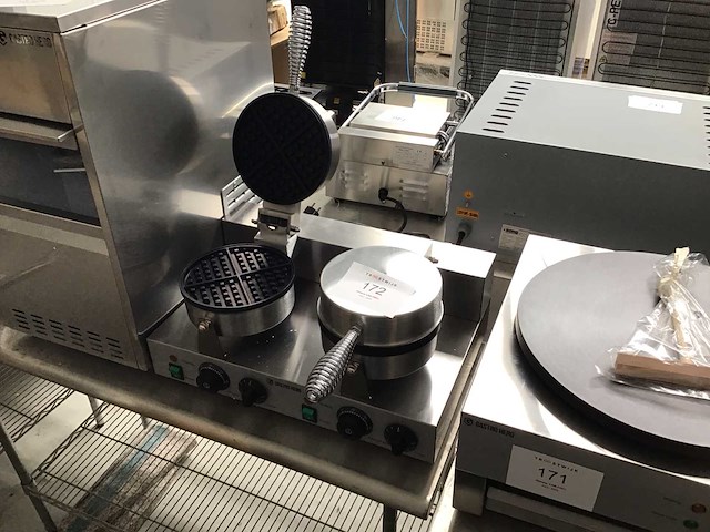 Waffel ijzer machine - afbeelding 2 van  6