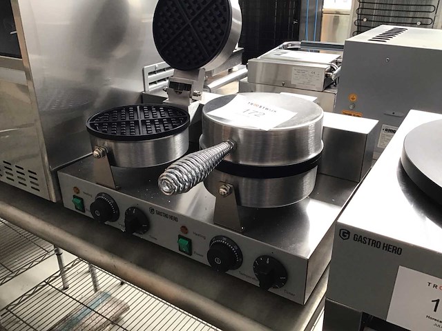 Waffel ijzer machine - afbeelding 5 van  6