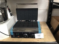Waffelijser machine - afbeelding 1 van  7