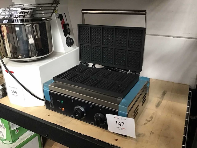 Waffelijser machine - afbeelding 2 van  7